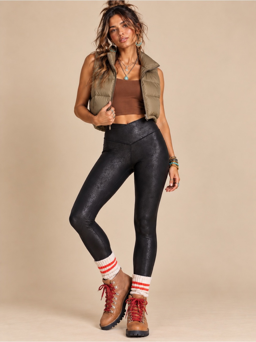 OFFLINE By Aerie Hugger Crackle Crossover Legging
